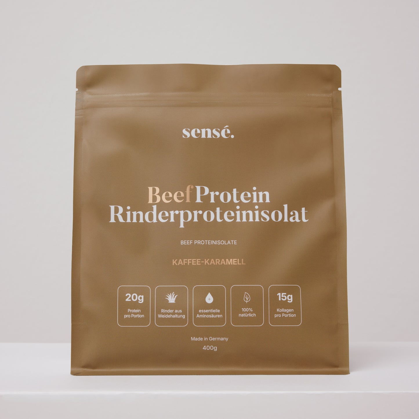 BeefProtein Rinderprotein – Kaffee-Karamell