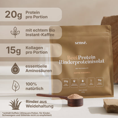 BeefProtein Rinderprotein – Kaffee-Karamell