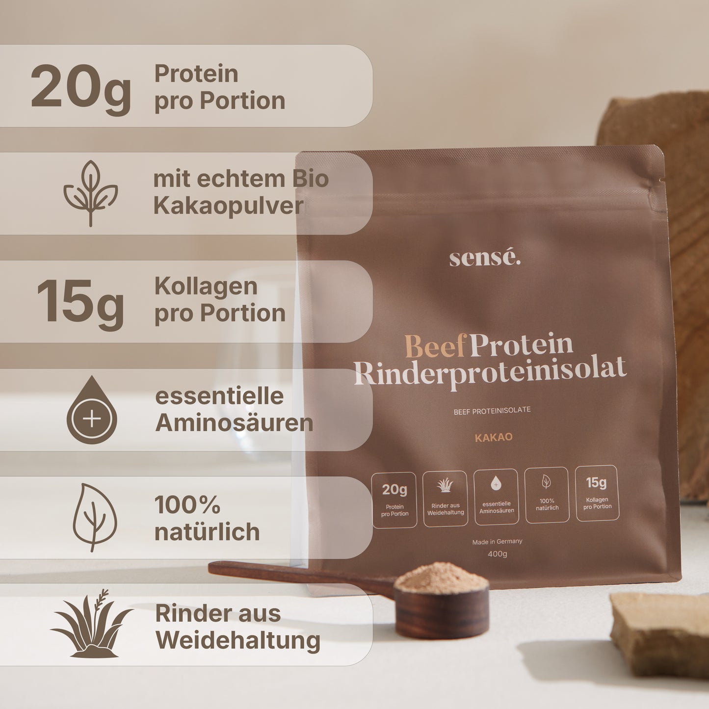 BeefProtein Rinderprotein – Kakao